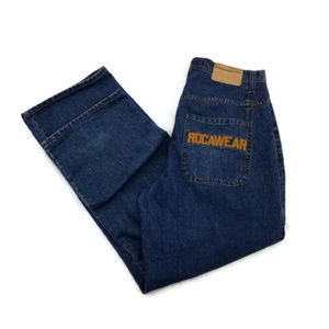 Rocawear - LOOSE Fit Blue Jeans/Denim Pants Men's
